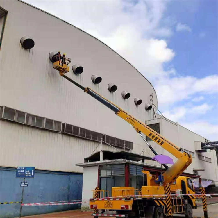 绍兴上虞高空作业车出租服务：专业广告牌安装解决方案