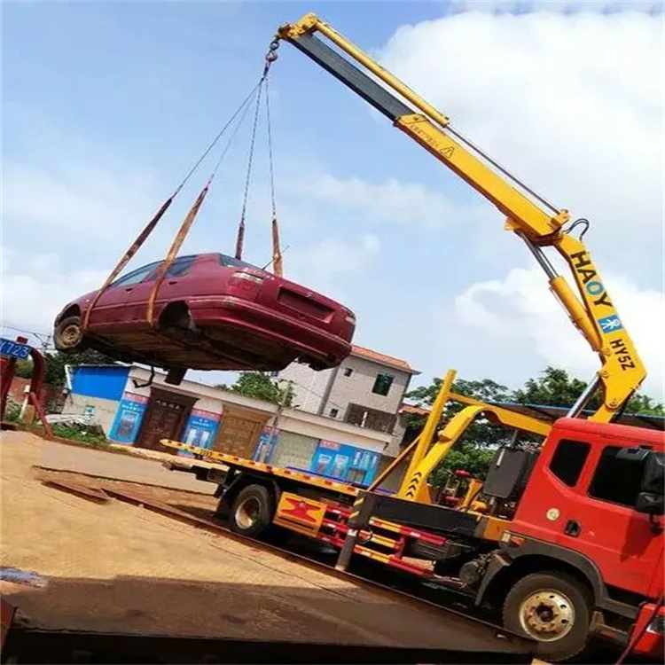 绍兴上虞吊车吊汽车的正确方法